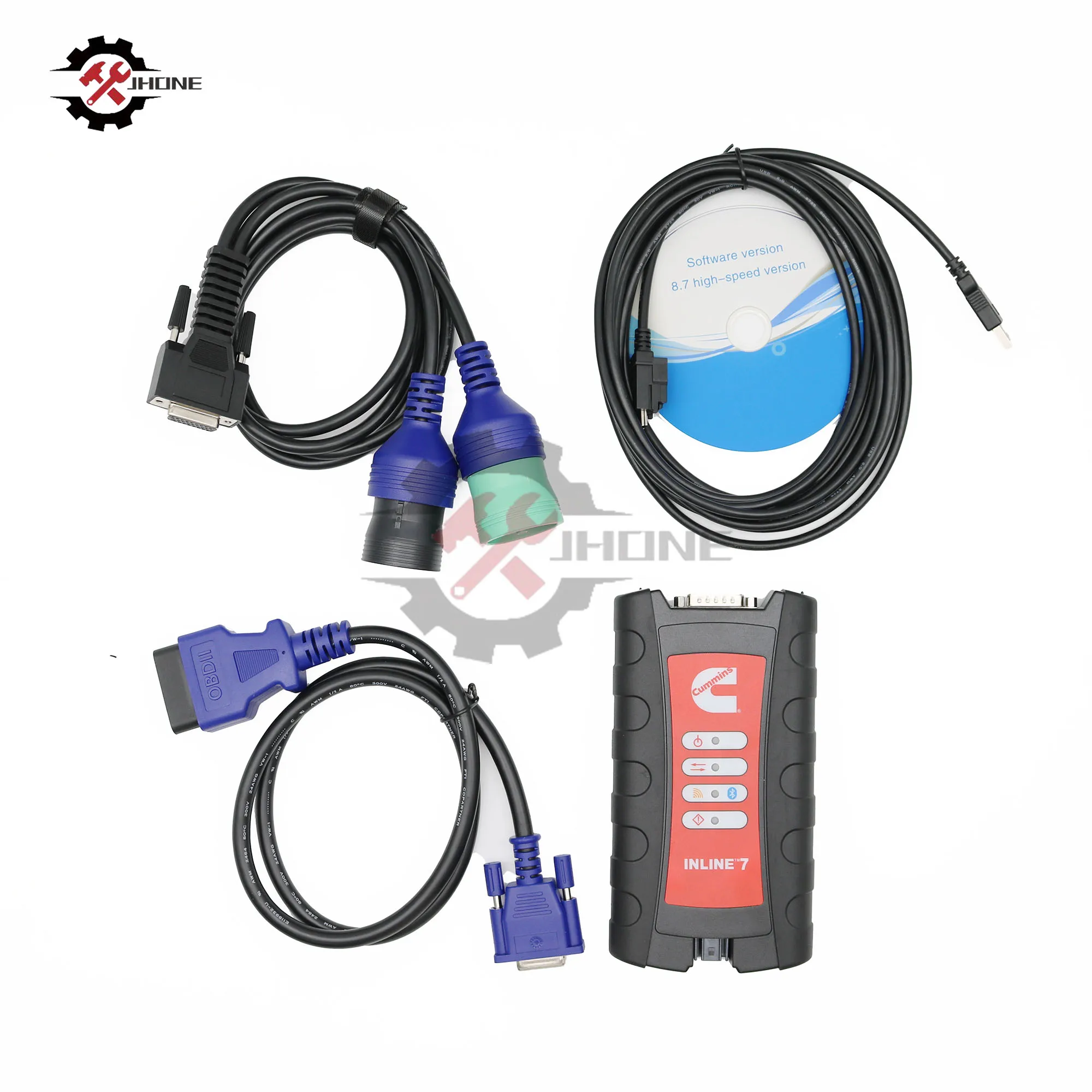 Tool for CUMMINS Engine ServiceTool real inline 7 WIFI driver data link Adapter Kit diagnostic tool for trucks