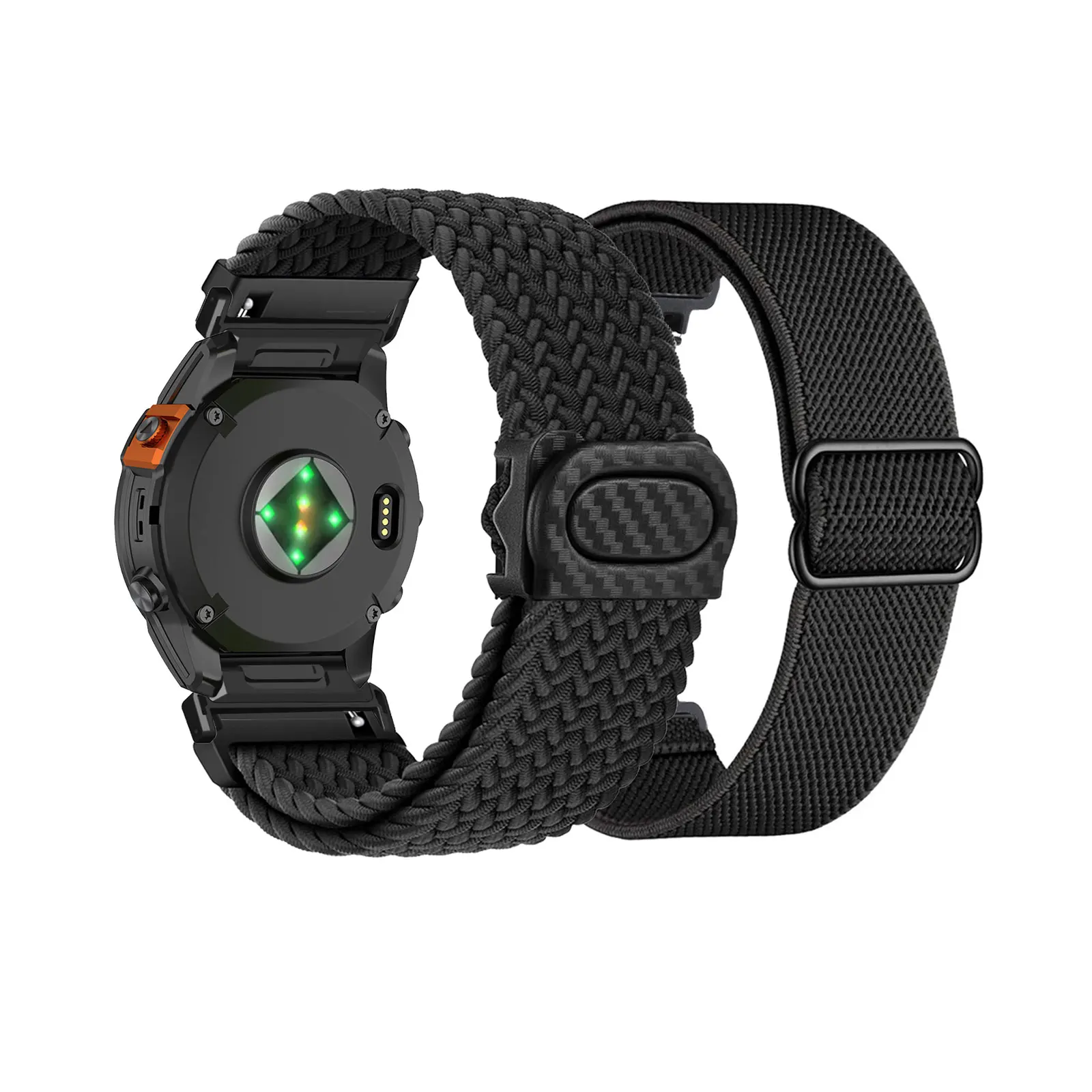 

2 шт. эластичных нейлоновых ремешков для Garmin Enduro 3/Enduro 2/Enduro 1, ремешок Garmin Descent Mk3/Mk3i/Mk2i/Mk2/Mk1 для мужчин и женщин