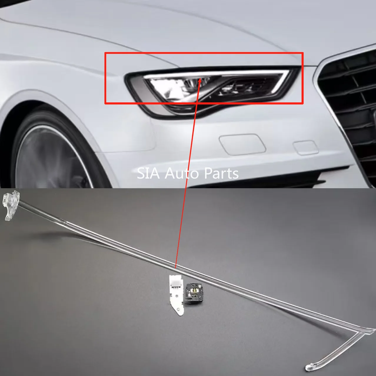 

For Audi A3 8V 2013-2016 Car Ballast LED White Light Source Angel Eye Chip Is Suitable Car Headlight DRL CHIP Light Guide Strip