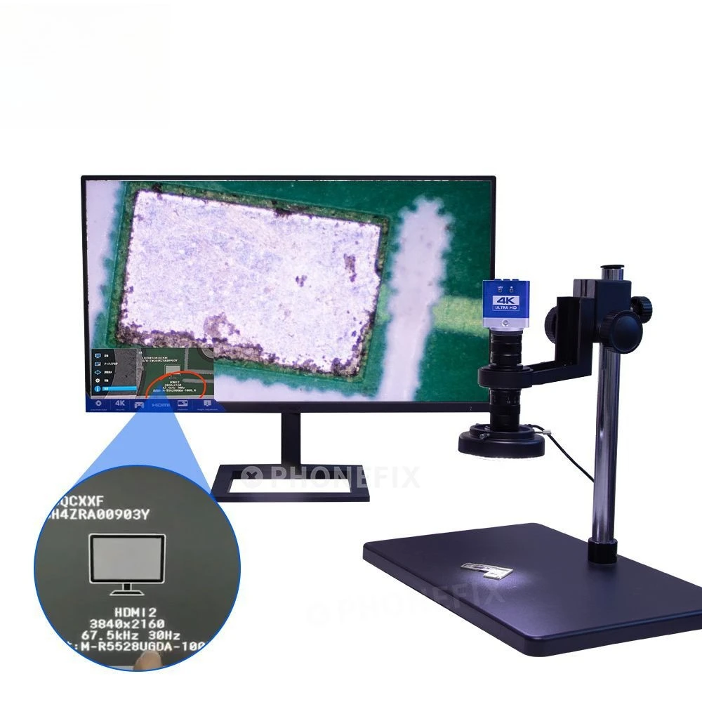 4K industrial camera 60 million pixel 1/2.3 zoom video function insert TF memory card software measurement