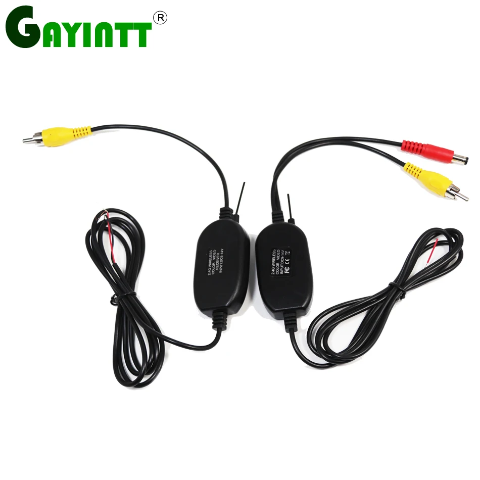 

New 2.4GHz Wireless Camera Video Transmitter and Receiver for Car Rear View Camera and Car DVD Player Parking Monitor