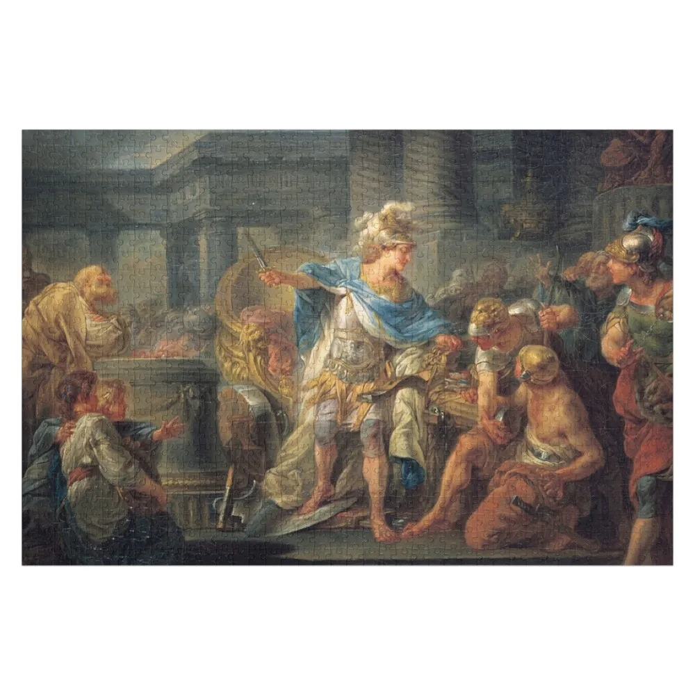 

Alexander the Great cuts the Gordian Knot artwork Jigsaw Puzzle Personalized Toys For Children Puzzle