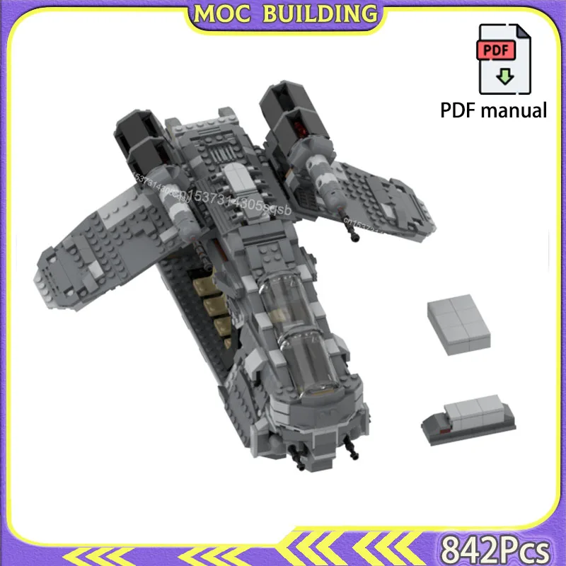 

Космический корабль, транспорт, модель самолета, MOC, строительные блоки со звездами, игрушки из фильмов, рождественские подарки