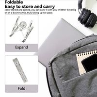Universal Portable Laptop Cooler Stand With Fan Foldable Computer Holder Laptop Bracket 16-18 Inch Tablet Laptop