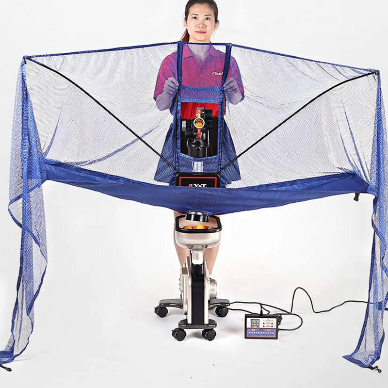 STLF Y&T V989-H2 آلة تقديم تنس الطاولة بينغبونغ روبوت التدريب التلقائي بالكامل شريك البرمجة الذاتية AI تنس الطاولة R