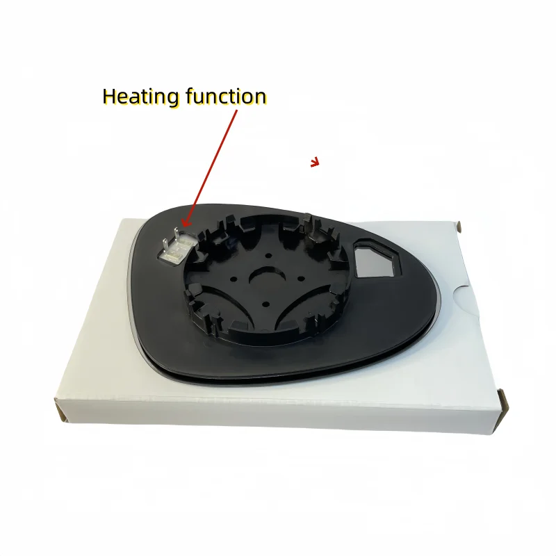 Para byd golfinho 2021-2025 e gaivota 2023-2025 lentes de espelho retrovisor, lentes de vidro reflexivo lateral exterior com aquecimento