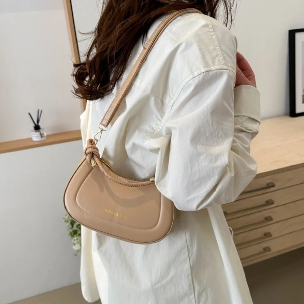

Fashion Zipper Pu Leather Shoulder Bag Handheld Phone Bag Crossbody Bag Korean Style Small Square Bag Women Handbag Ladies/Girls
