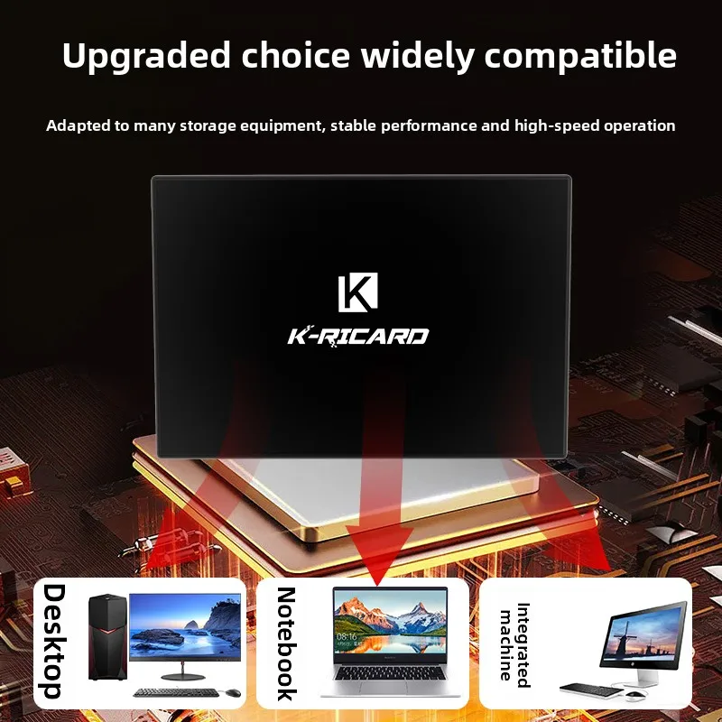 

K-Ricard 2,5-дюймовый твердотельный накопитель Sata3.0 с металлическим корпусом, 128 ГБ, 240 ГБ, 256 ГБ, 480 ГБ, 512 ГБ, 1 ТБ, 2 ТБ, высокоскоростной 6 ГБ/с