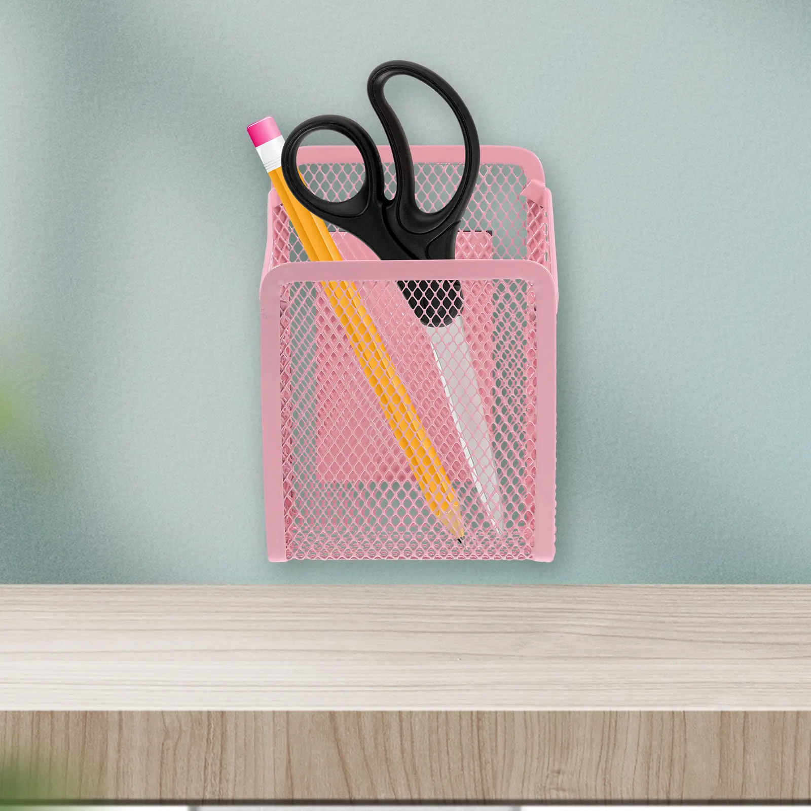 

Magnetic Whiteboard Holder Pink 9x6 8x13cm Iron Magnetic Pencil Holder Material Storage Container