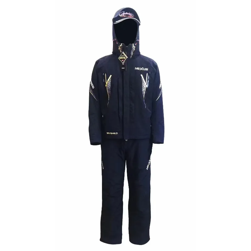 

2025 SH брендовые комплекты зимней одежды для мужчин, рыболовные костюмы, супер теплая хлопковая парка и комбинезон, комплект из 2 предметов