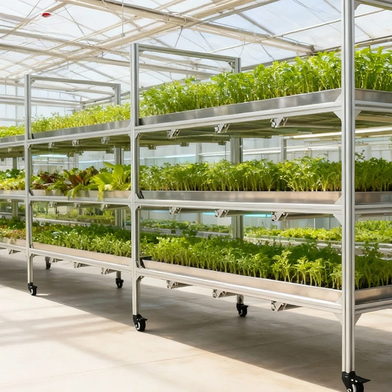 Modular multi-layer tidal seedbed, can be spliced greenhouse seedling bed ABS tidal panel planting equipment