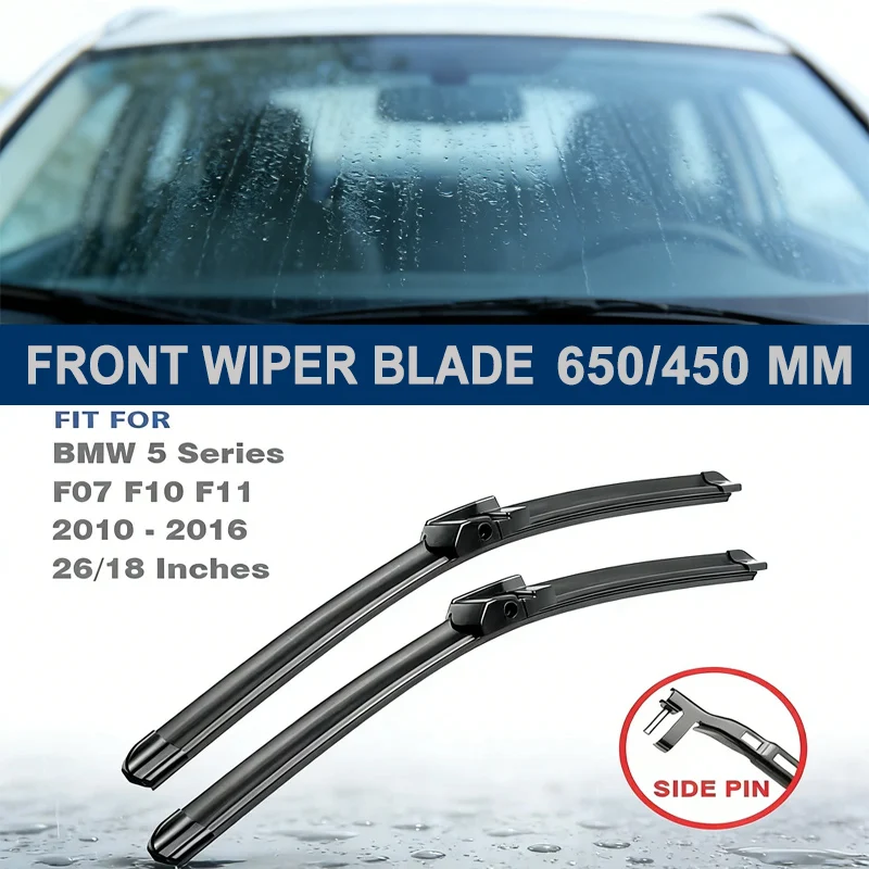 

26"+18" Front Windshield Wiper Blades For BMW 5 Series M5 GT F07 F10 F11 2010-2016 - Car Windscreen Replacement Accessory 2011