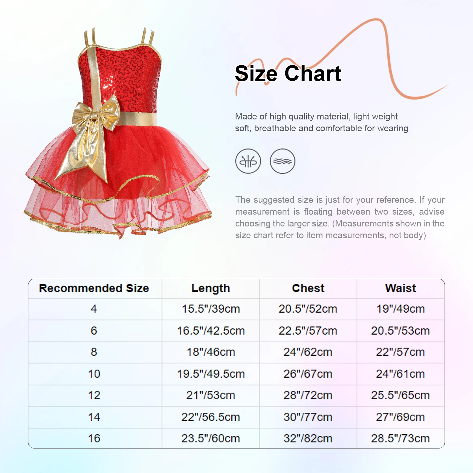 Kids Girls Christmas Dance Tutu Dress Double Spaghetti Straps Sequins Cami Dress Leotard Bodysuit for Stage Performance Costume