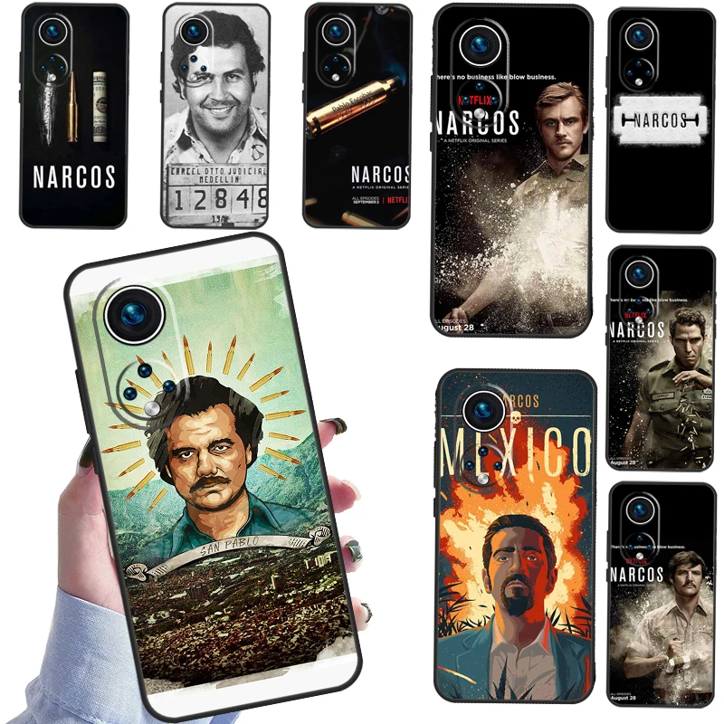 Narcos Seaso Back Case For Huawei Honor 50 Lite 8X 9X 10i Nova 5T 9 P Smart 2021 P20 P40 P30 Pro Cover