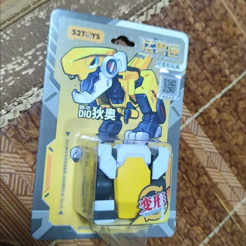 In Stock 52toys Beastbox Bb-01dio Deformation Robot Converting In Mecha And Cube Action Figure Collect Model Birthday Gifts
