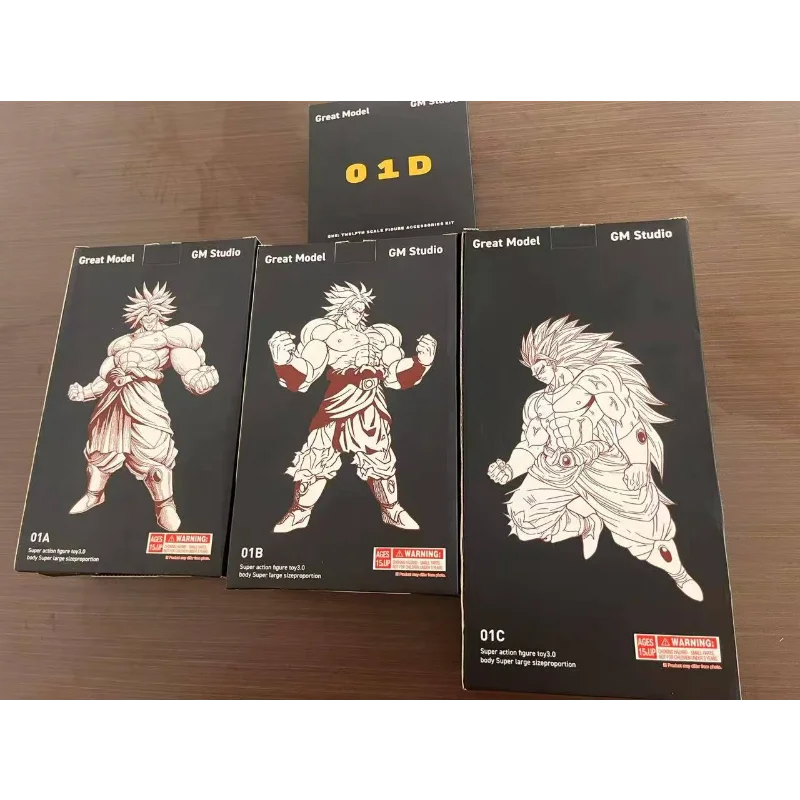 【متوفر 】نموذج رائع GM Studio New Beast God Kong Dragon Ball SHF Broli Super Saiyan Nordic God Fenrir 01A 01B 01C 01D Toys #5