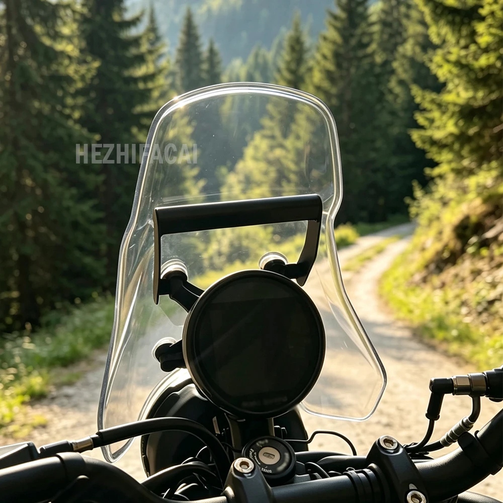 Motorcycle Windshield For Himalayan 450 452 2024 2025 2026 Raised Windshield Accessory Part for Enhanced Riding Experience
