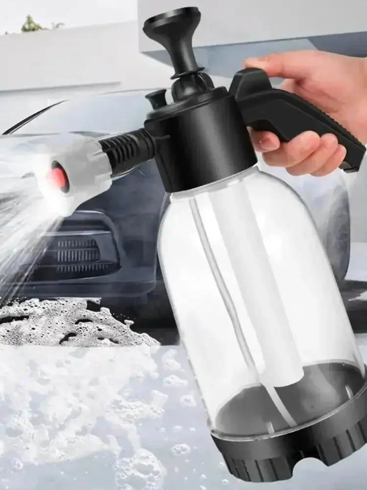 1 PC Pneumatische schuimspraybus Handheld voor autowasstraat Spray Tuinreiniging Autoruiten en vloer Huishoudelijke schoonmaakmiddelen - afbeelding 2