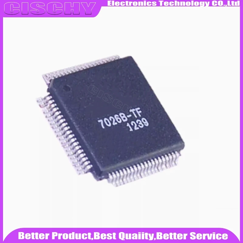 1pcs/lot CH7026B CH7026B-TF 7026B-TF QFP80 In Stock