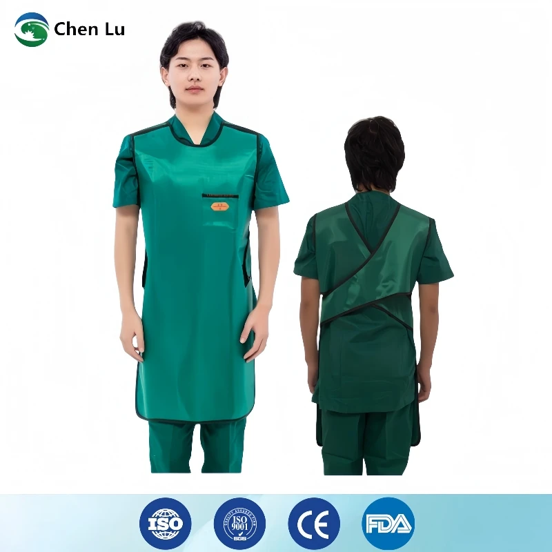 Genuine ionizing radiation protection long lead apron x-ray gamma ray radiological protective 0.35/0.5mmpb lead clothes