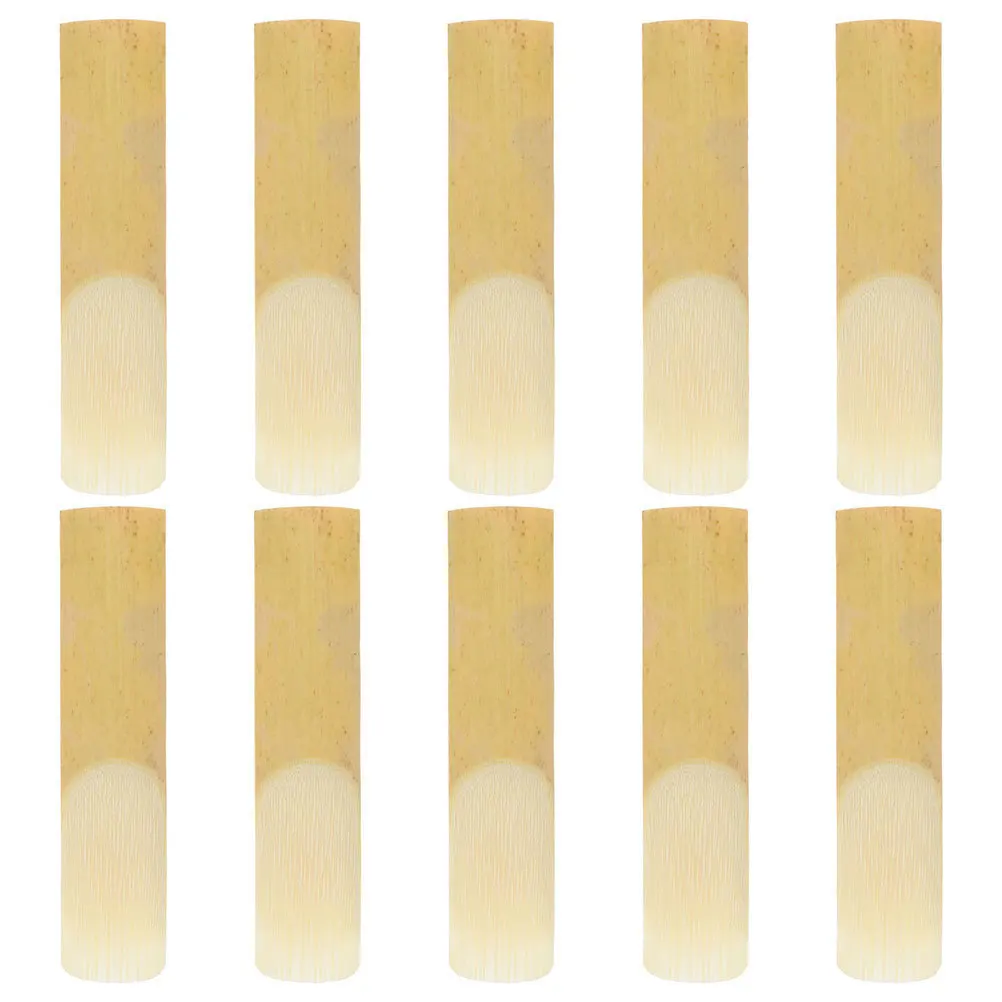 

20Pcs Saxophone Reeds Tenor Strength 2.5 Smooth Fit for All Levels Musicians Replacement Reed Kit Professional Grade Instrument