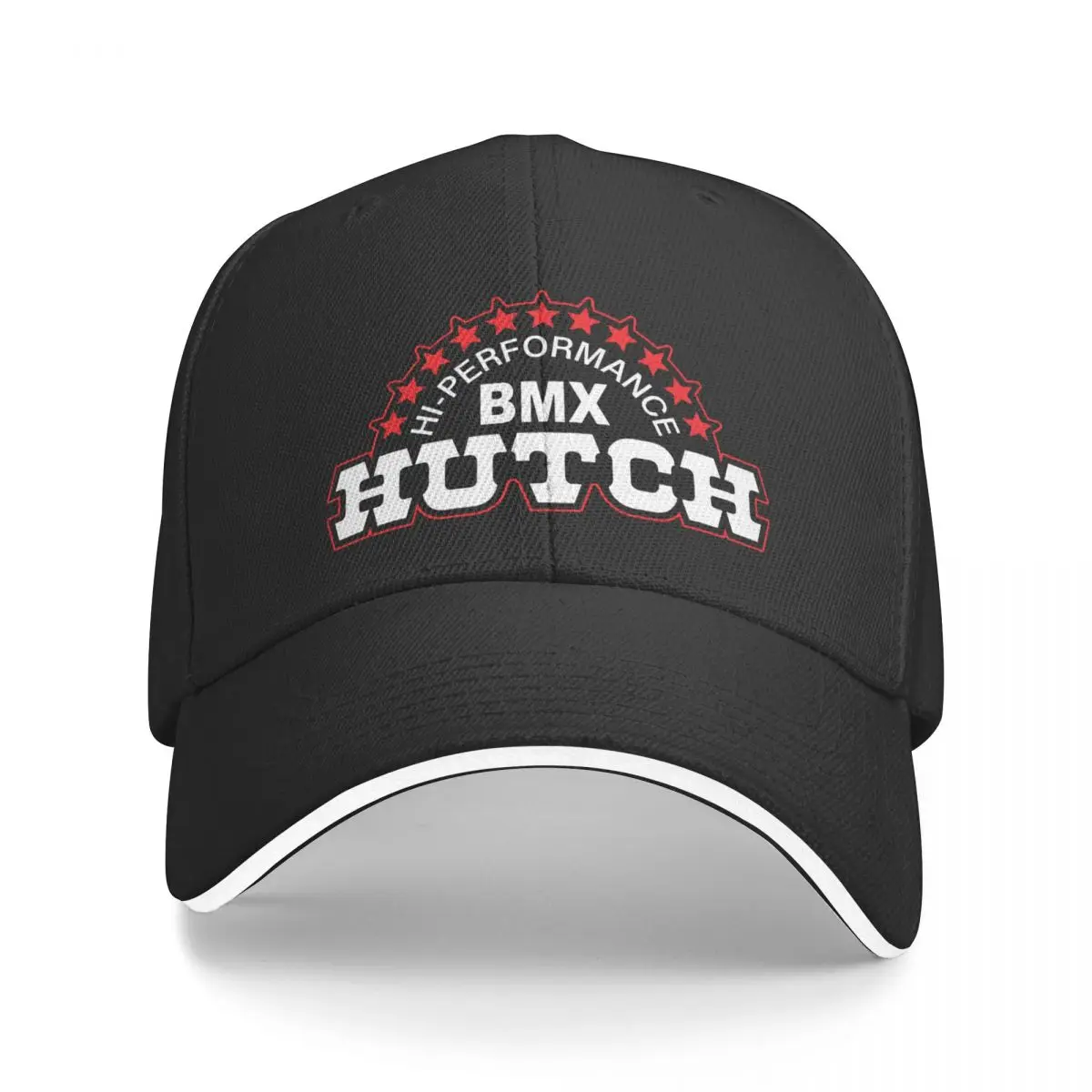 BMX HUTCH Hi Performance white BMX Baseball Cap Sunscreen Kids Hat New In The Hat Women's Hats 2025 Men's