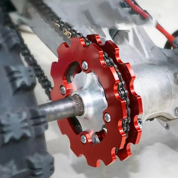 

For Yamaha Raptor 700 700R YFM700 YFM700R ATV Chain Guide Accessories Dual Sprocket Guard Chain Protector Cover 2012-2024 2023