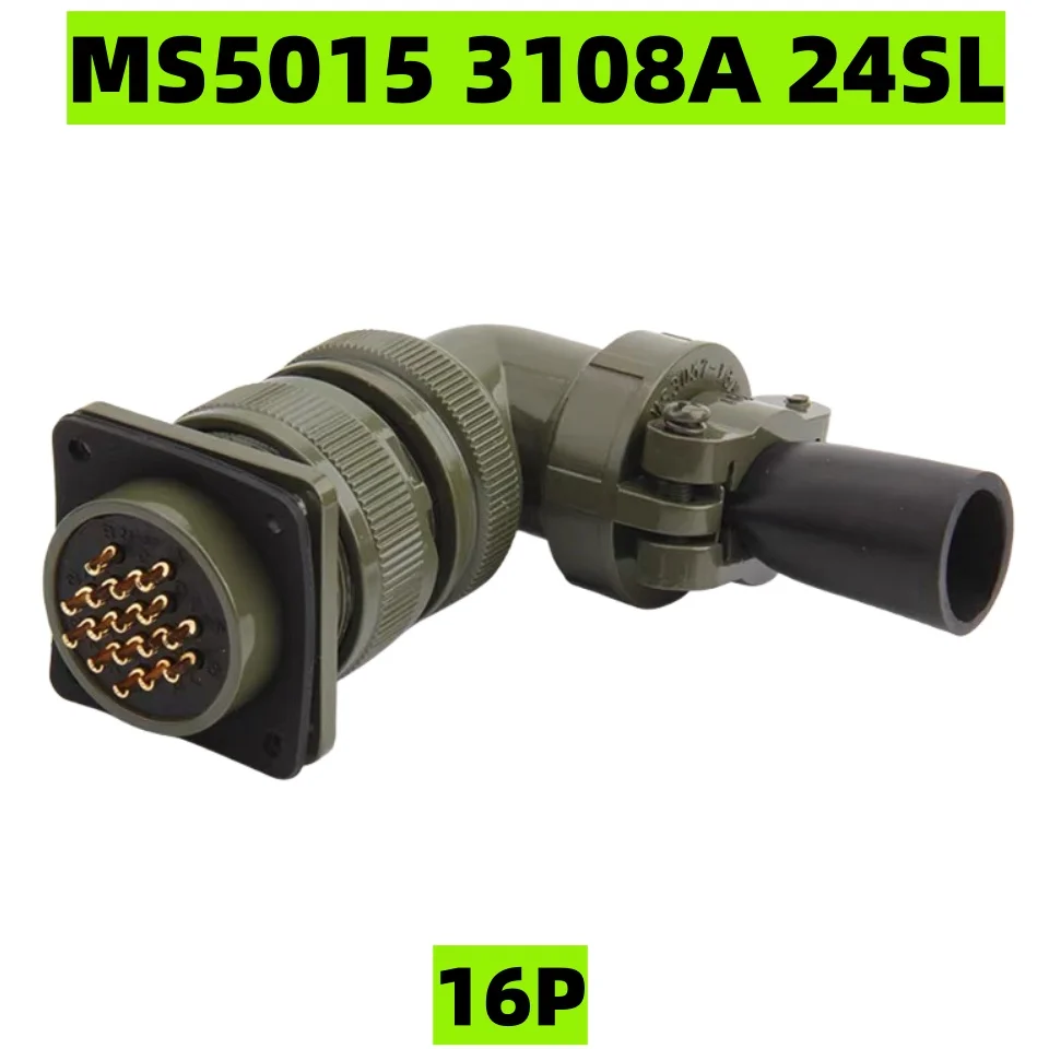 24SL military connector ML5015 series 13A current 3106A 3102A3108A male and female sockets 24-5S/24-5P 16P threaded connection
