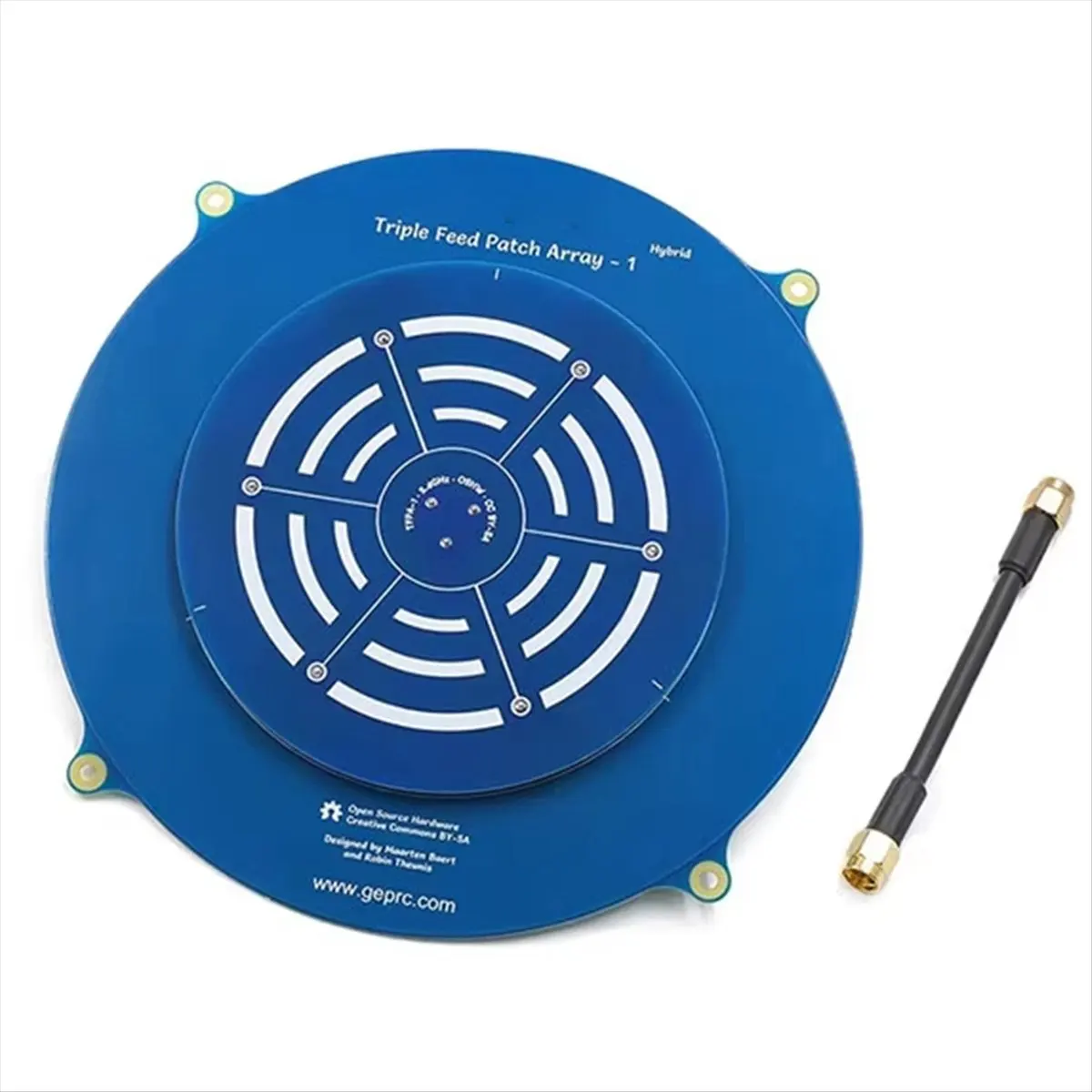 DT75New Arrival TRIPLE FEED PATCH ARRAY 5.8G Receiving Antenna FPV Traverse Machine Left and Right Rotation Compatible Antenna,A