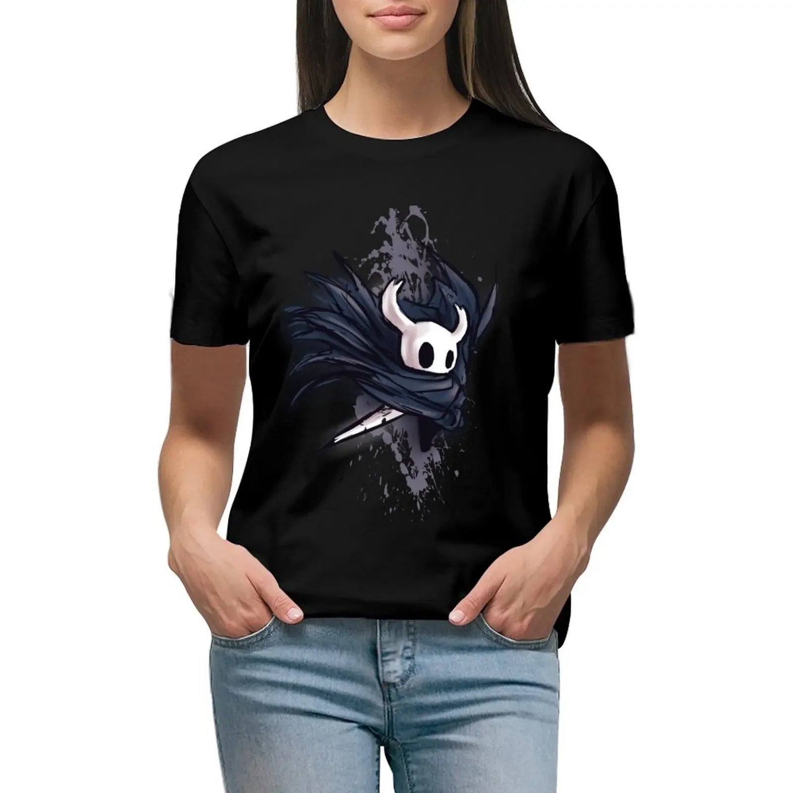 

Hollow knight T-Shirt new edition aesthetic clothes sublime t-shirts for Women graphic tees funny