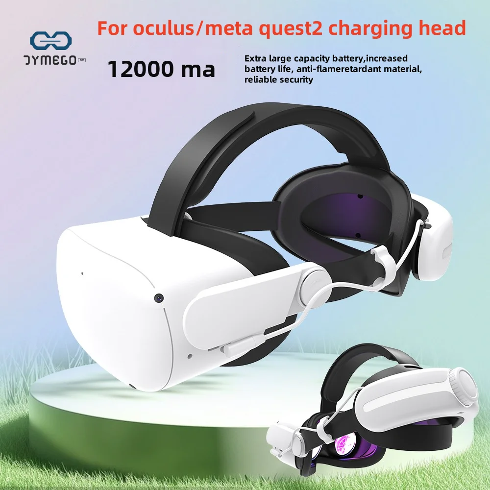 Adjustable head strap for Meta/ Oculus Quest 2 Highly Elastic Foam Won't Compress Your Face VR Accessories Quest 2 head strap Ac