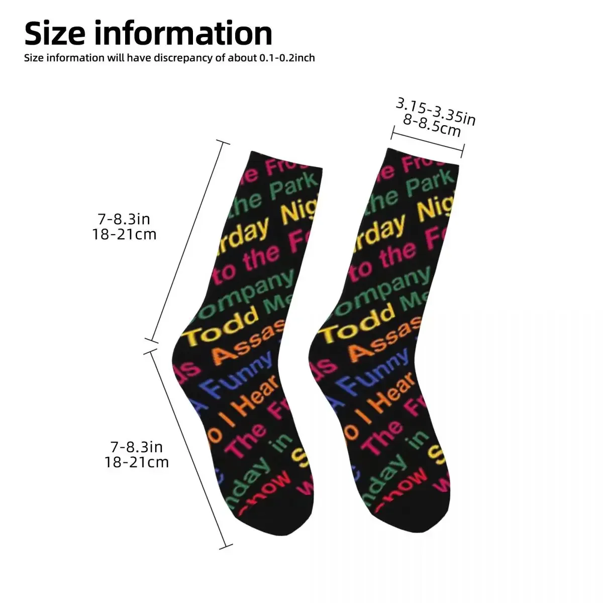 Stephen Sondheim Musicals (BlackBG) Socks Harajuku High Quality Stockings All Season Long Socks for Man Woman's Christmas Gifts