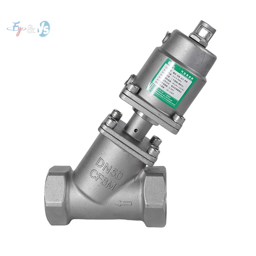 

Пневматический угловой седельный клапан, фланцевый угловой седельный клапан от DN15 до DN80, высокотемпературный паровой быстрозапорный клапан 304 SS