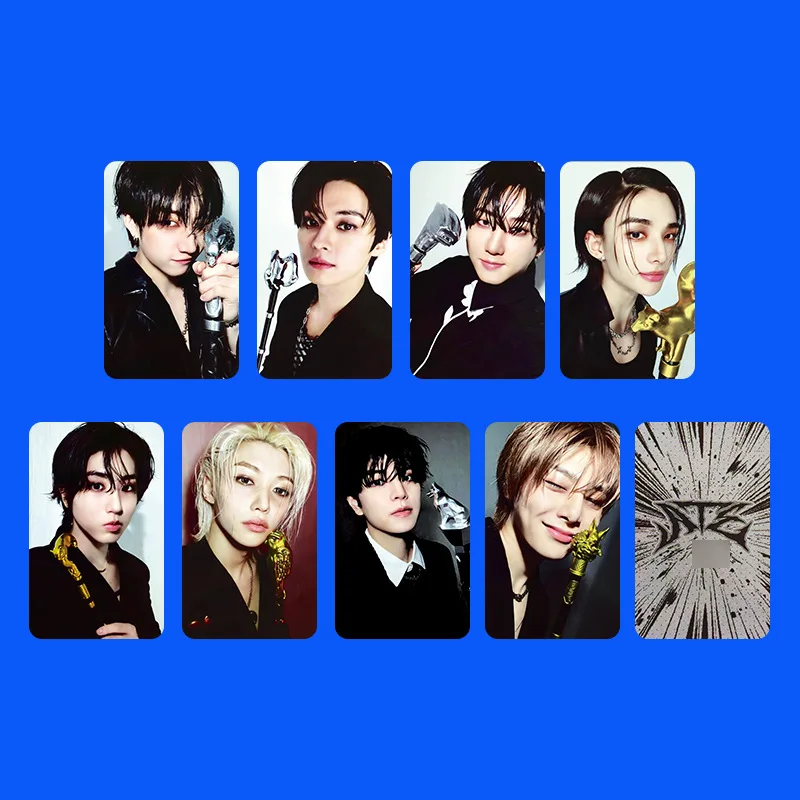 ألبوم فرقة الصبي الكورية Kpop ATE Group Little Card Felix Hyunjin Seungmin Han Changbin Lee Know I. N Bangchan الطرفية LOMO
