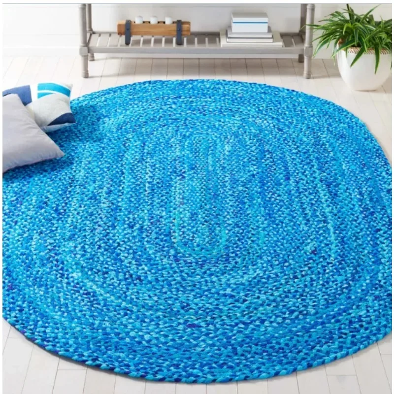 

Oval Rug 100% Cotton Beautifully Handmade Area Carpet for Home Decor Modern Rugs