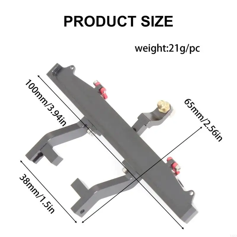 Y88D ห้องประชุมรถบรรทุกตีนตะขาบโลหะ ABS เสริมแรงขนาด 1/18 โครงสร้างการดูดซับแรงกระแทกของยานพาหนะ