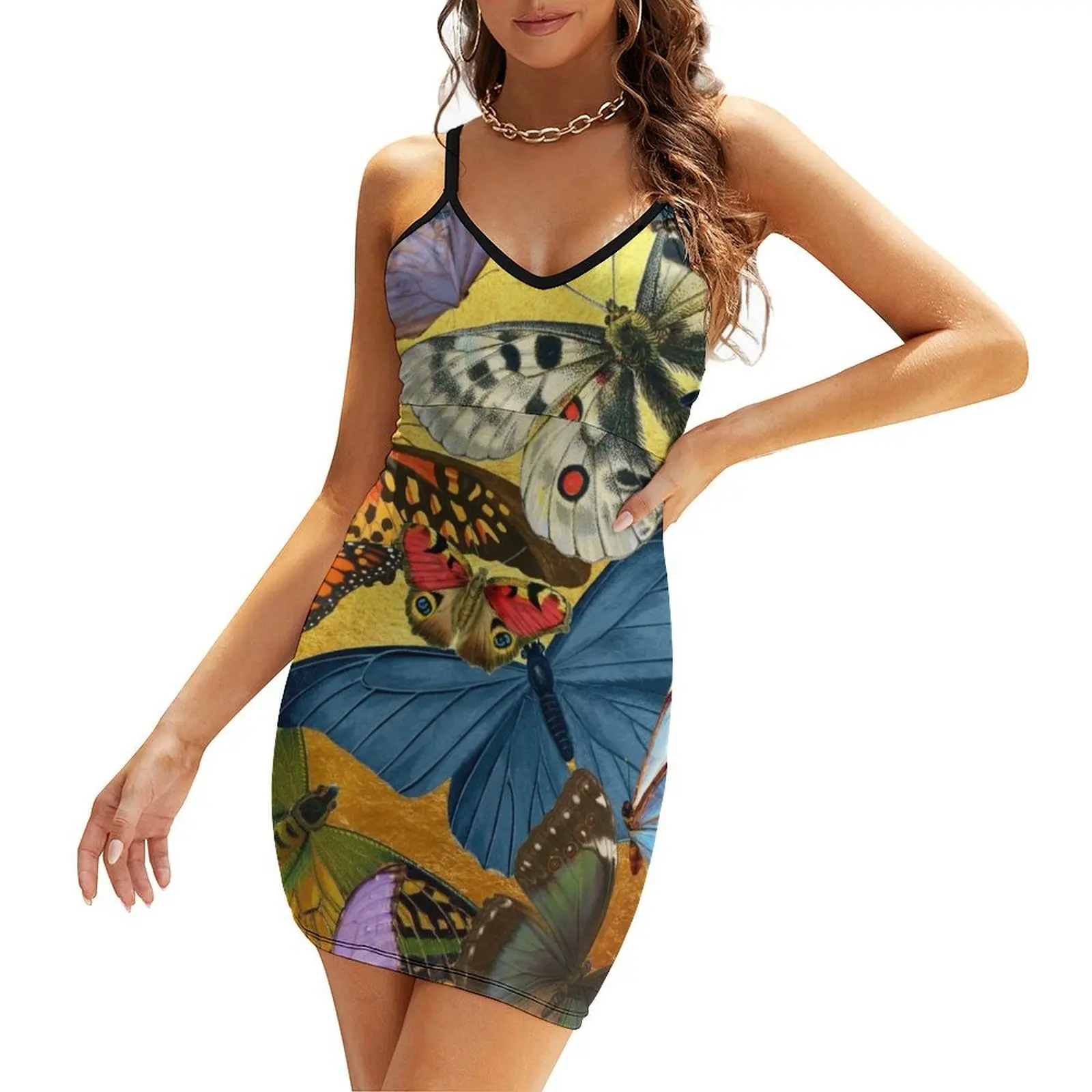

butterflies Sling Dress birthday dresses for women elegant party dresses for women 2025 dresses for women 2025