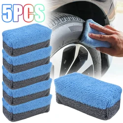 Microfiber Car Waxing Sponge Rectangular Sponge Cleaning Block Car Beauty And Maintenance Tools Car accessories