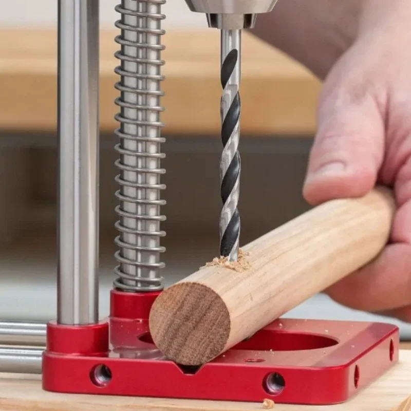 Woodworking Drilling Locator Tool Precision Positioner Adjustable Fixture Positioning Panel Fixing Clip Carpenter Tool