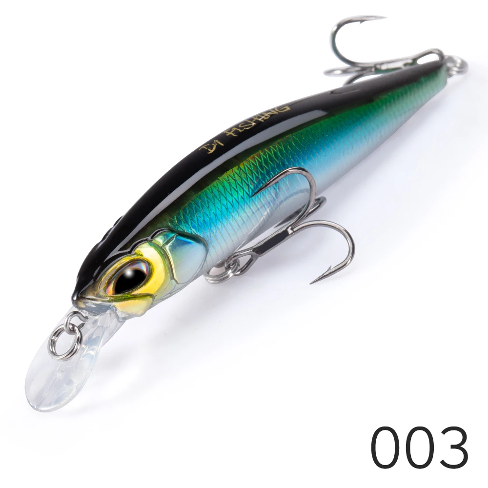 D1 Realis Minnow Angelköder Forellenköder 77 mm/8,4 g Aussetzung 65 mm/5 g sinkende künstliche Hartwobbler für Bass 2020 Tackle