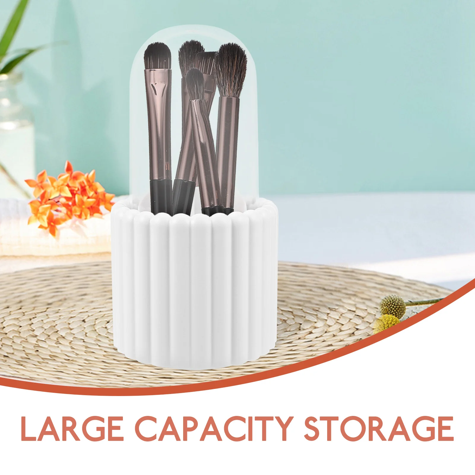 

Makeup Brush Storage Rack Organiser Cosmetics Holder Container Brushes Stand Miss