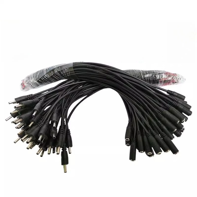 Pure Copper DC3.5*1.35mm Power Line Male to Female 5V DC Plug Interface Outer Diameter Cable for Electronics Wire Connector