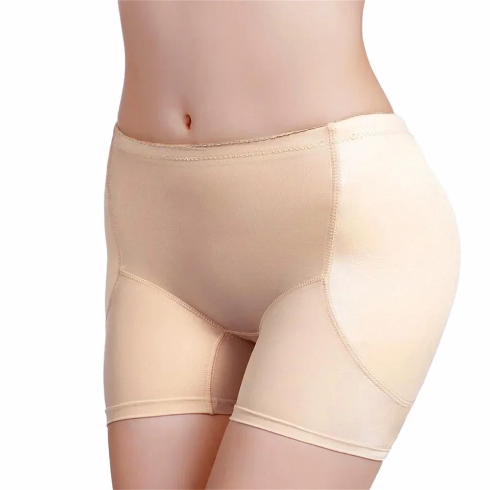 High Waist Women Padded Seamless Butt Lifter Buttocks Enhancer Shaper Pants Hip Pad Panties Push Up Lingerie Shapewear Shorts