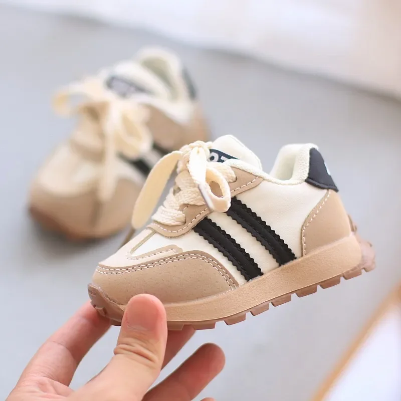 New Seasons Baby Toddler Walking Shoes Boys Girls Sneakers Non-slip Sneakers Children's Shoes Casual White Kids Leisure Shoes