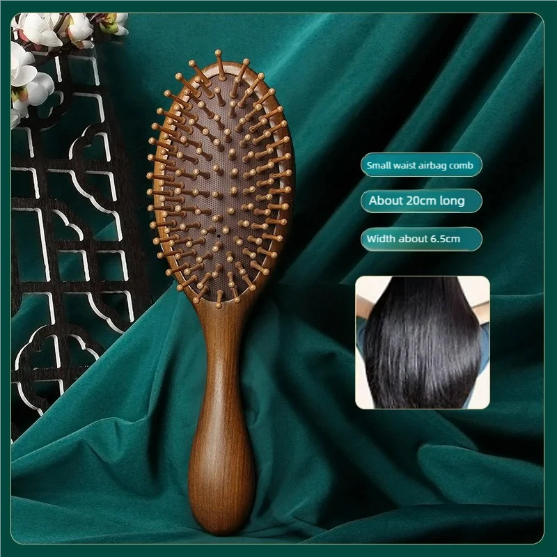 

Massage Comb Wooden Sandalwood Air Cushion Comb Air Bag Massage Head Meridian Long Hair Scalp Home Head Massage Tool
