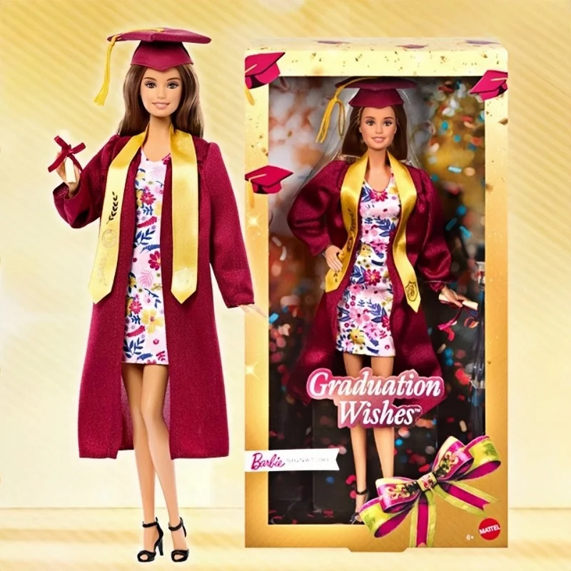 New Arrival Hot Sale Genuine In Stock Barbie 2026 Graduation Qionghua Collector Edition Doll Desktop Decoration Surprise Gift