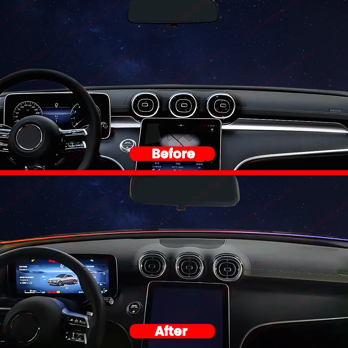 256 cores led instrumento sinfonia rgb luz ambiente para mercedes benz bmw audi tesla toyota honda auto lâmpada atmosfera universal