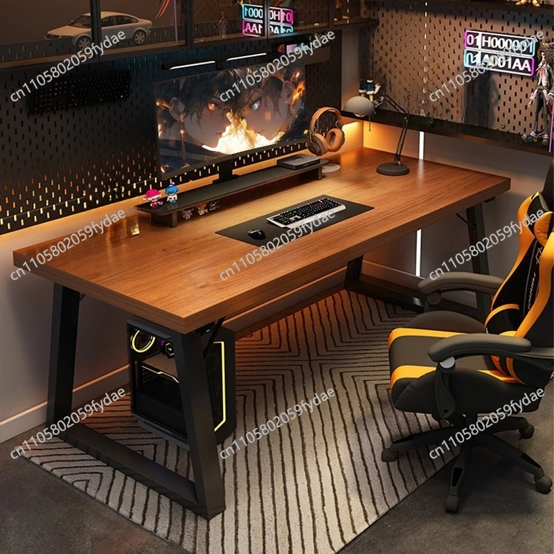 Computer desk Solid wood ecological board odorless e-sports table Household writing desk Double office, workbench learning