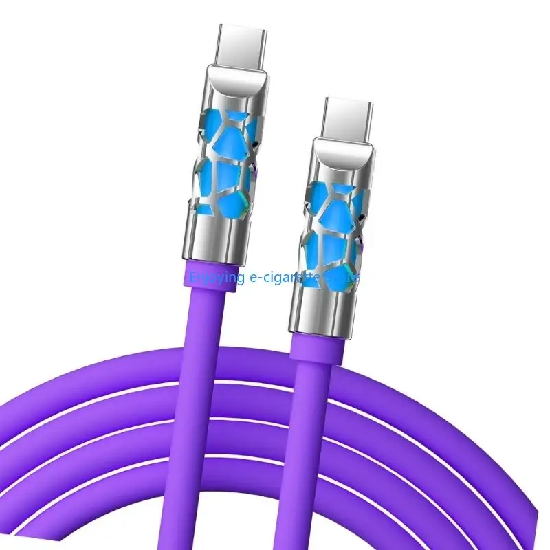 USB C to C Power Cable, 120cm Liquid Silicone Cord with 240W 5A Power Delivery Y4QF