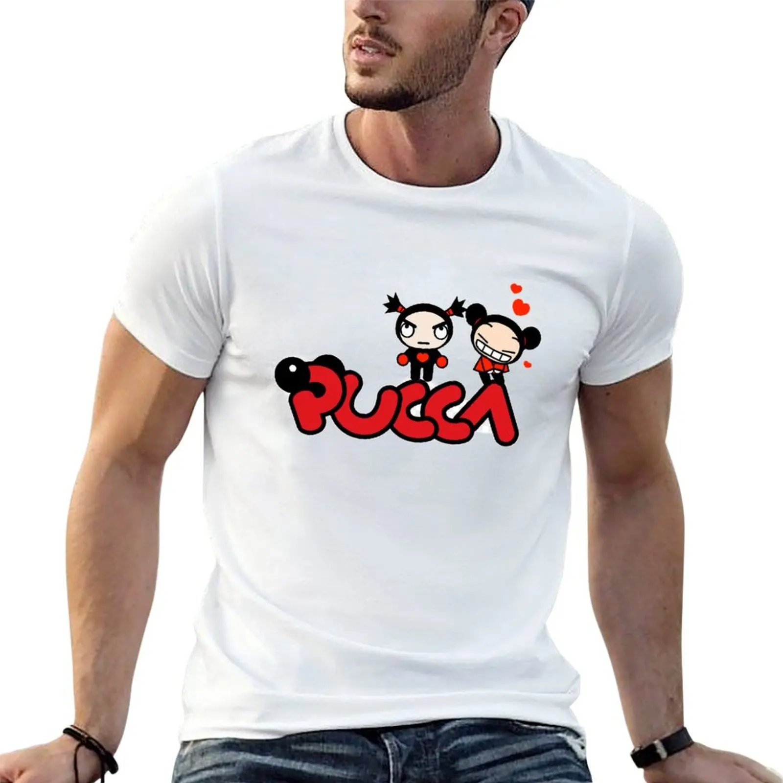 

pucca love garu T-Shirt t shirt personalised t shirts for man pack white T-Shirt